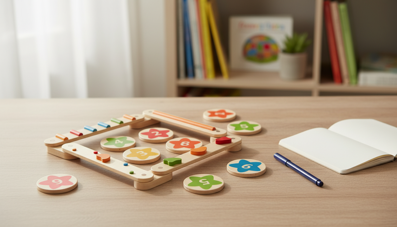 6-Piece Toddler Stepping Stones: Indoor-Outdoor Balance Path