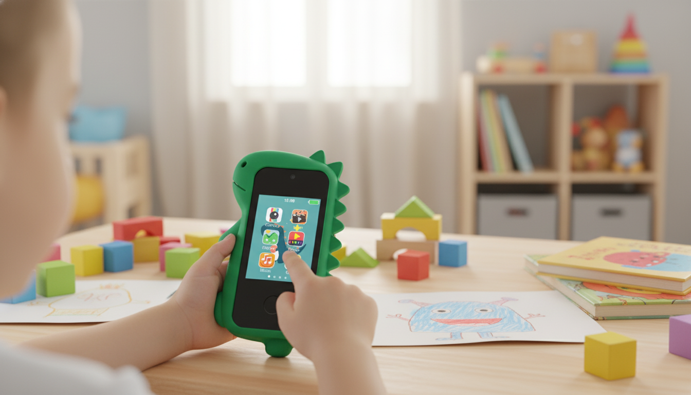 Kids Dual-Camera Smart Phone: Photos, Play & Safety