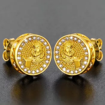 10mm Moissanite Stud Earrings: Bold Shine, Daily Wear